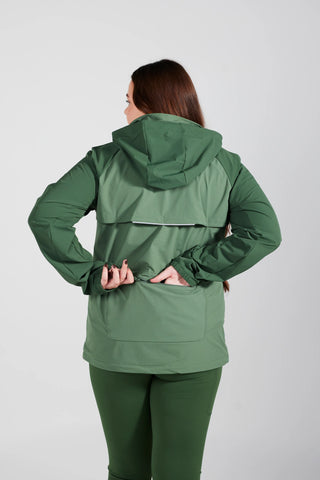 Careless Active jacket - Rifle Green / Bronze Green
