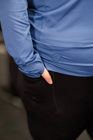 Careless Active loose fit long sleeve - Blue