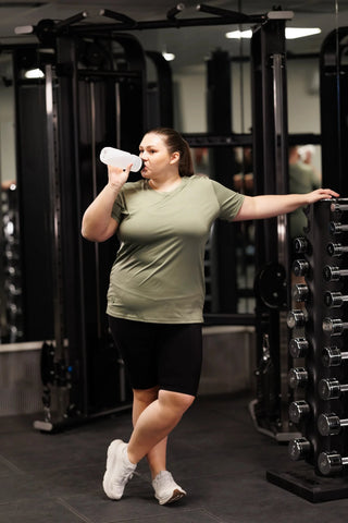 Careless Active loose fit T-shirt - Green