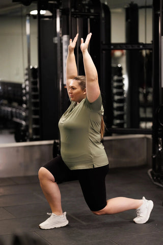 Careless Active loose fit T-shirt - Green