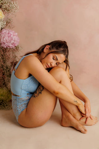 Careless Ada High Waist - Airy Blue