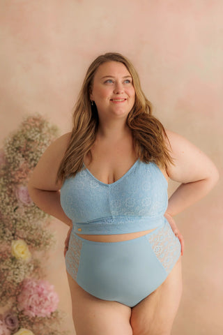 Careless Aline Basic Bra Big Cup - Airy Blue