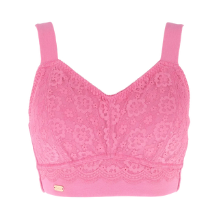 Careless Aline Flower Bra Big Cup - Chateau Rose