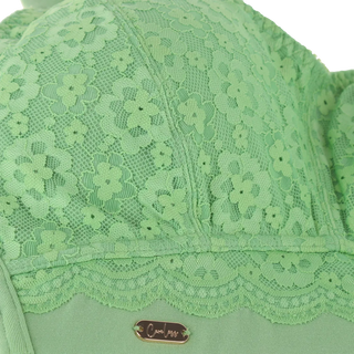 Careless Aline Flower Bra Big Cup - Forest Shade