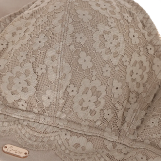 Careless Aline Flower Bra Big Cup - Silver Mink