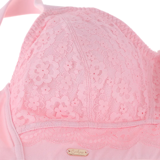Careless Aline Flower Bra Big Cup - Tickled Pink