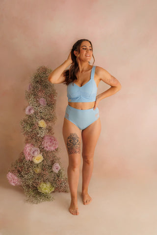 Careless Amanda Basic Bra Big Cup - Airy Blue