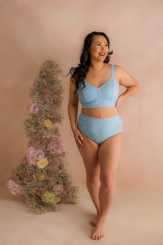 Careless Amanda Basic Bra Big Cup - Airy Blue
