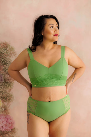 Careless Amanda Basic Bra Big Cup - Forest Shade