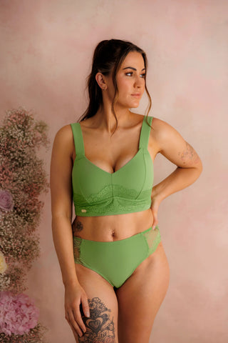 Careless Amanda Basic Bra Big Cup - Forest Shade