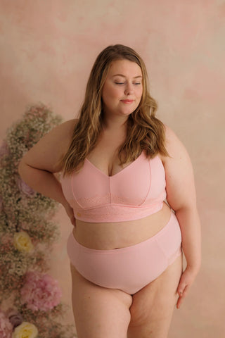Careless Amanda Basic Bra Big Cup -Tickled Pink