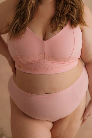 Careless Amanda Basic Bra Big Cup -Tickled Pink
