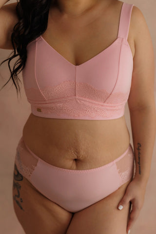 Careless Amanda Basic Bra Big Cup -Tickled Pink