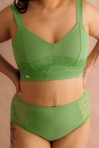 Careless Anne Mid Waist - Forest Shade