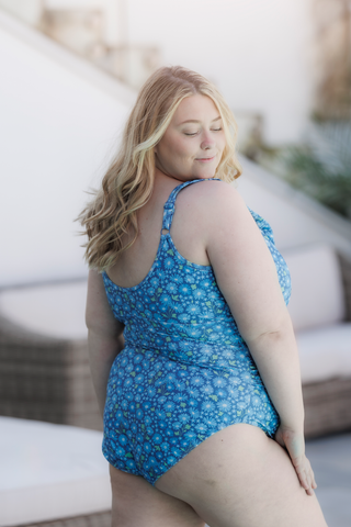 Careless Badedrakt Milano Badedrakt - Mørkeblå - Daisy