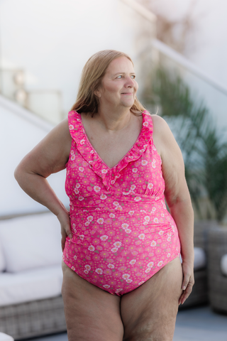 Careless Badedrakt Milano Badedrakt - Rosa - Daisy