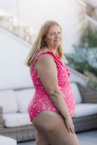 Careless Badedrakt Milano Badedrakt - Rosa - Daisy