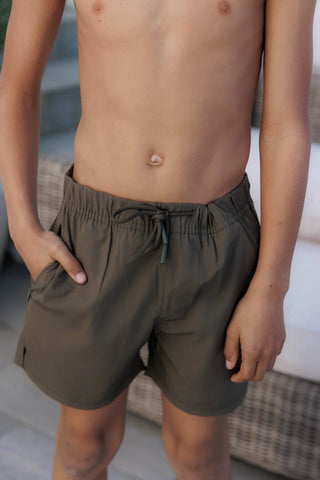 Careless Badeshorts barn David badeshorts Kids - Grønn