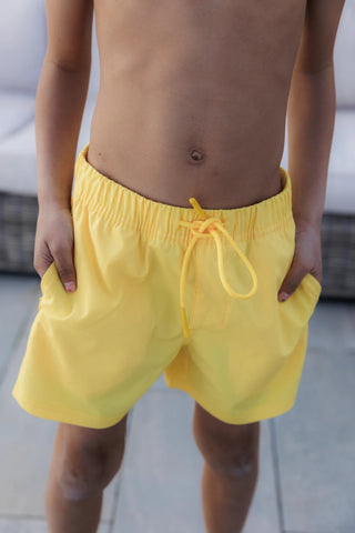 Careless Badeshorts barn David badeshorts Kids - Gul