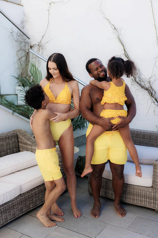 Careless Badeshorts barn David badeshorts Kids - Gul