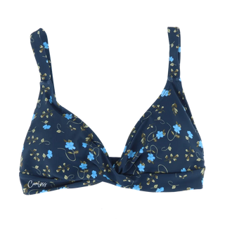Careless Bali bikinitopp - Mørkeblå - Floral