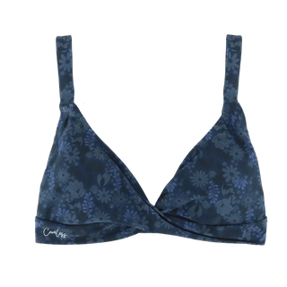 Careless Bali bikinitopp - Mørkeblå - Petal Whisper