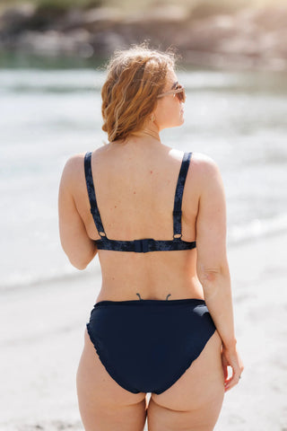 Careless Bali bikinitopp - Mørkeblå - Petal Whisper
