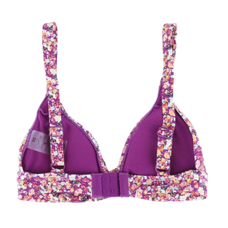 Careless Bali bikinitopp - Mørkelilla - Blossom Symphony