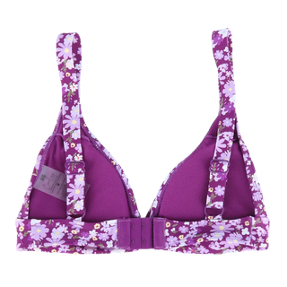 Careless Bali bikinitopp - Mørkelilla - Flower Boom Groups