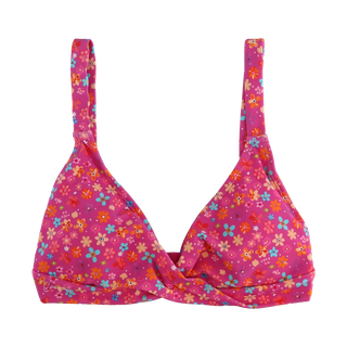 Careless Bali bikinitopp - Mørkerosa - Blossomir