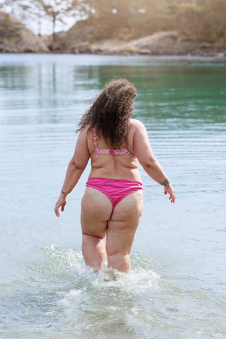 Careless Bali bikinitopp - Mørkerosa - Wildbloom