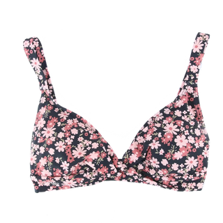 Careless Bali bikinitopp - Svart - Flower Boom