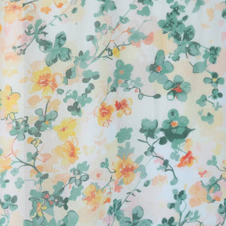 Careless Belle Chiffon maxikjole - Green Floral