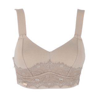 Careless BH Amanda Basic Bra Big Cup - Silver Mink