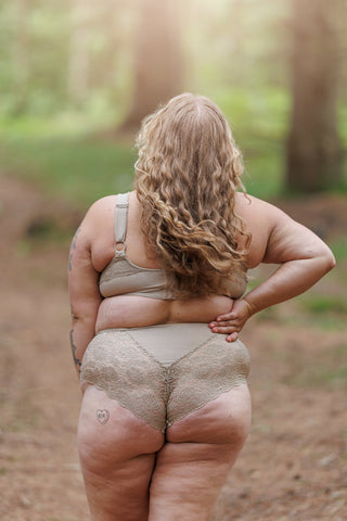 Careless BH Amanda Basic Bra Big Cup - Silver Mink