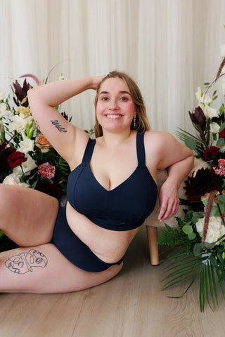 Careless BH Amanda Big Cup BH - Mørk blå