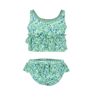 Careless Bikini barn Napoli Bikini Barn - Pastellgrønn - Flower Paint