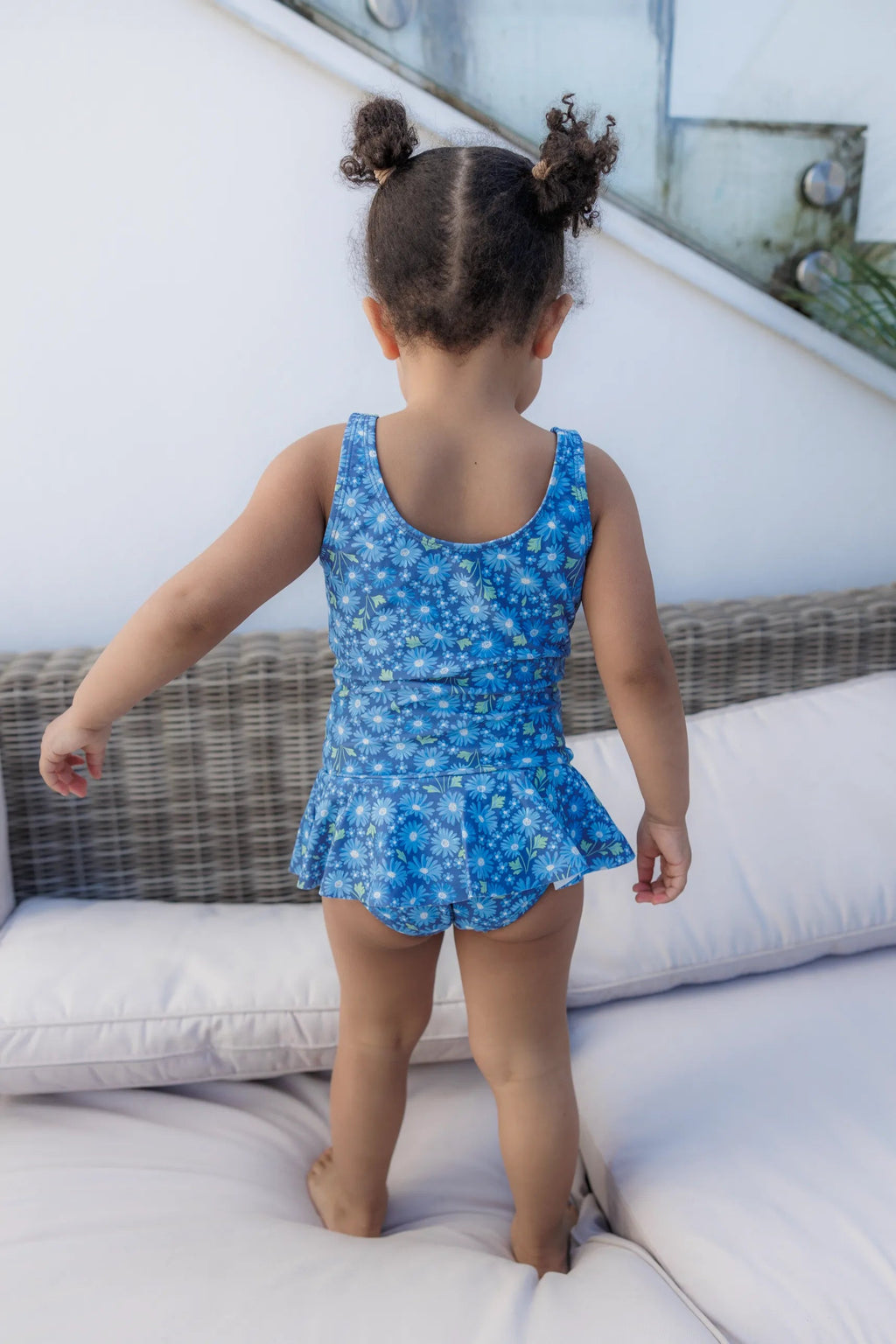 Nice Badedrakt Barn Mørkeblå Daisy Careless