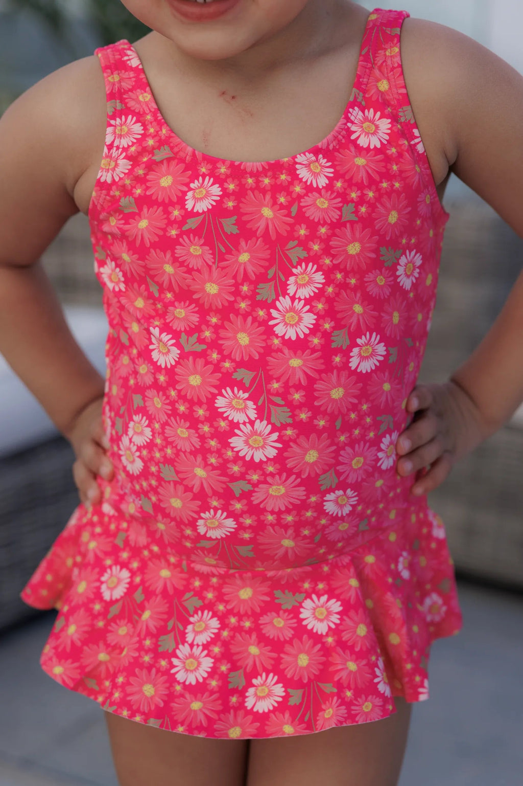 Nice Badedrakt Barn Rosa Daisy Careless