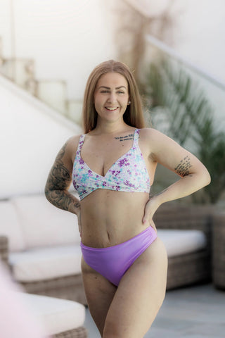 Careless Bikinitopp Bali bikinitopp - Lilla - Flowerpower