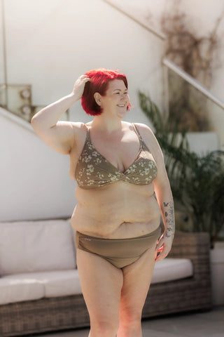 Careless Bikinitopp Bali bikinitopp - Mørk beige - Blossom