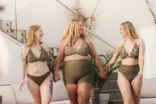 Careless Bikinitopp Cuba Ruffels bikinitopp - Grønn - Dalia