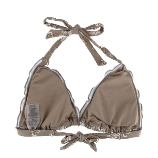 Careless Bikinitopp Cuba Ruffels bikinitopp - Mørk beige - Blossom