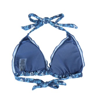 Careless Bikinitopp Cuba Ruffels bikinitopp - Mørkeblå - Bellflower