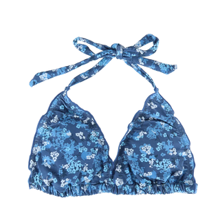 Careless Bikinitopp Cuba Ruffels bikinitopp - Mørkeblå - Bellflower