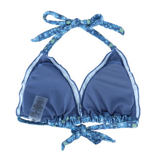 Careless Bikinitopp Cuba Ruffels bikinitopp - Mørkeblå - Daisy