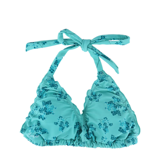 Careless Bikinitopp Cuba Ruffels bikinitopp - Turkis - Blossom