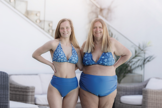 Careless Bikinitopp Cuba Ruffles bikinitopp - Mørkeblå - Bellflower