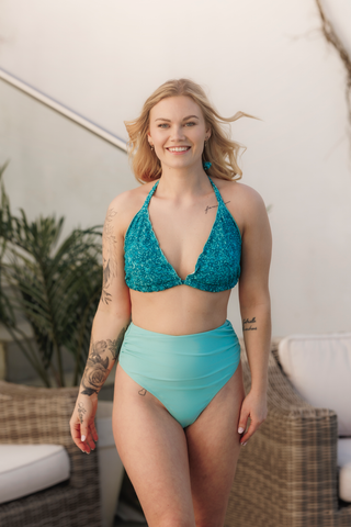 Careless Bikinitopp Cuba Ruffles bikinitopp - Turkis - Meadow