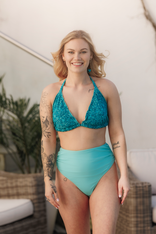 Careless Bikinitopp Cuba Ruffles bikinitopp - Turkis - Meadow